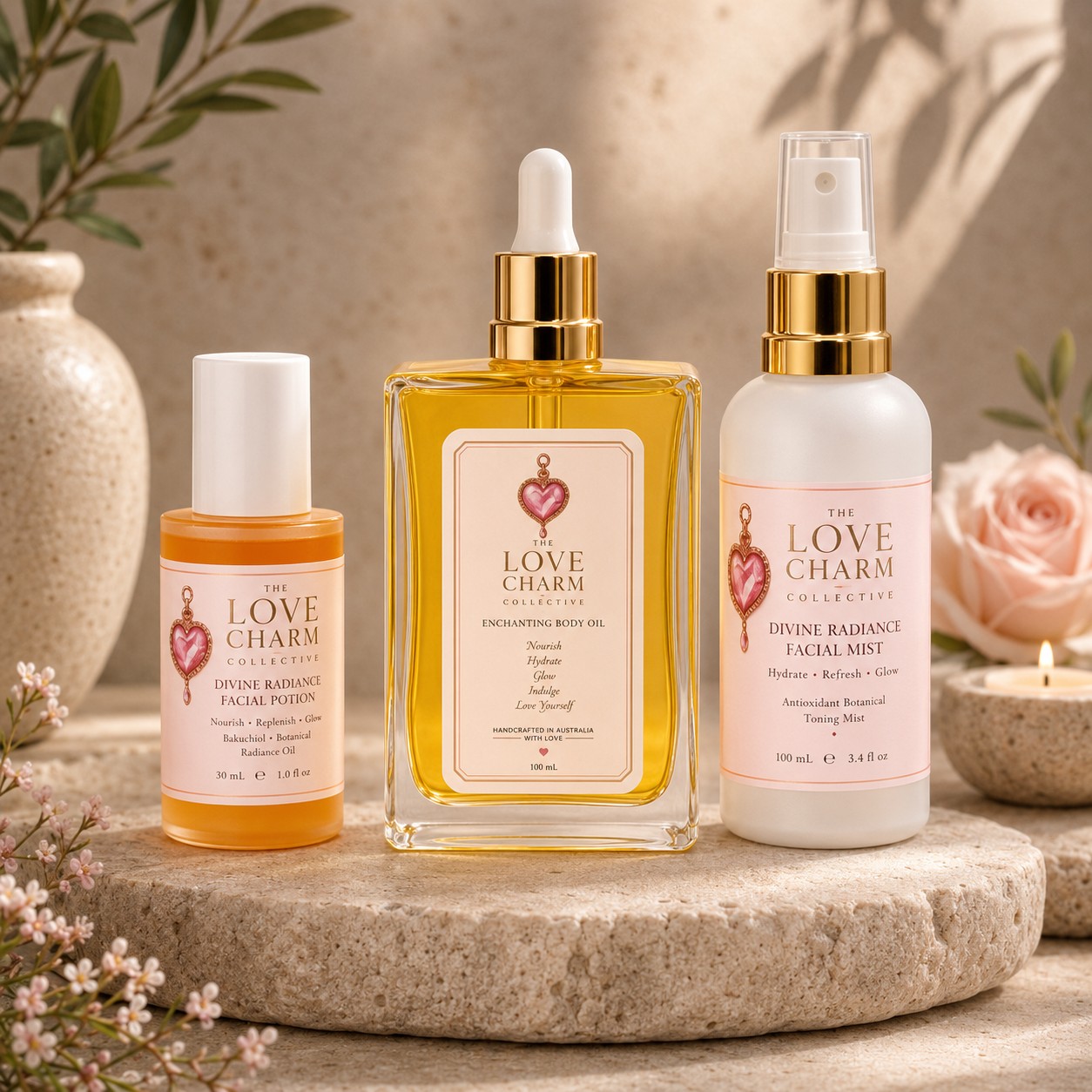 Facial Potion, Enchanting Body Oil , Facial Mist